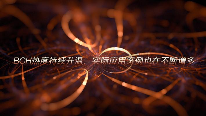 BCH熱度持續(xù)升溫，實際應用案例也在不斷增多