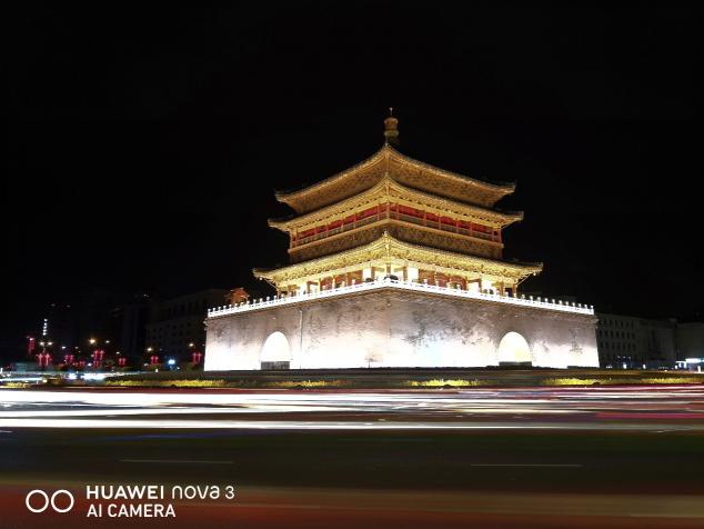 大唐古都，歷史悠久，華為nova3為你紀(jì)錄西安夜景之美