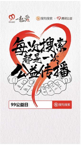 搜狗搜索助力“99公益日” 讓每次搜索都成為一次公益?zhèn)鞑?/></p><p>(圖：搜狗搜索助力騰訊99公益日)</p><p>此次搜狗搜索再度通過推出“關(guān)鍵詞公益定制”模式，為“99公益日”凝聚更多公益力量和社會(huì)善舉，用技術(shù)力量促進(jìn)了公益?zhèn)鞑ィc搜狗搜索的廣大用戶共同完成了“99公益日”的愛心接力，也為互聯(lián)網(wǎng)技術(shù)如何推動(dòng)公益行動(dòng)更好開展進(jìn)行了有益探索。</p><p>公益日不是一個(gè)結(jié)束，而是一個(gè)新的開始。未來，搜狗搜索在專注于技術(shù)創(chuàng)新和產(chǎn)品打造的同時(shí)，還將整合更多資源，積極探索新的互聯(lián)網(wǎng)公益模式，為公益項(xiàng)目提供更強(qiáng)大的支持，為社會(huì)公益事業(yè)貢獻(xiàn)力量，促進(jìn)公益理念轉(zhuǎn)化為切實(shí)的公益行動(dòng)。</p>              	<p style=