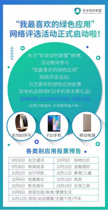 “我最喜歡的綠色應(yīng)用”火爆評(píng)選，安卓綠色聯(lián)盟喊你向最愛應(yīng)用大聲表白