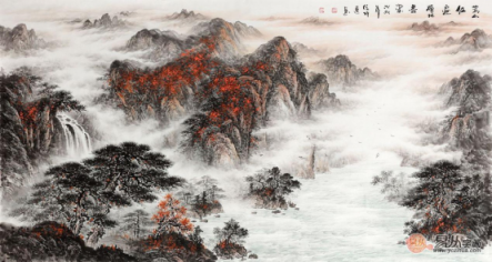 徐坤連的山水畫藝術(shù)價值淺析，帶你認識不一樣的“粗獷”畫家