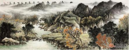 徐坤連的山水畫藝術(shù)價值淺析，帶你認識不一樣的“粗獷”畫家