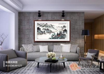 客廳墻壁掛畫圖片大全，家中的顏值全靠一幅畫！