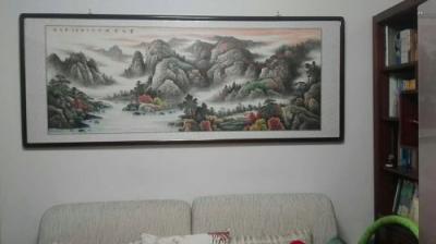 客廳墻壁掛畫圖片大全，家中的顏值全靠一幅畫！