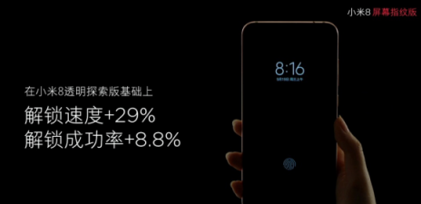 小米8屏幕指紋版引領(lǐng)壓感屏幕指紋技術(shù)潮流，僅3199元起