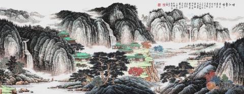 客廳沙發(fā)墻掛畫推薦！五幅山水國(guó)畫打造不同美麗的家！