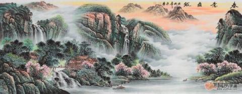 客廳沙發(fā)墻掛畫推薦！五幅山水國(guó)畫打造不同美麗的家！
