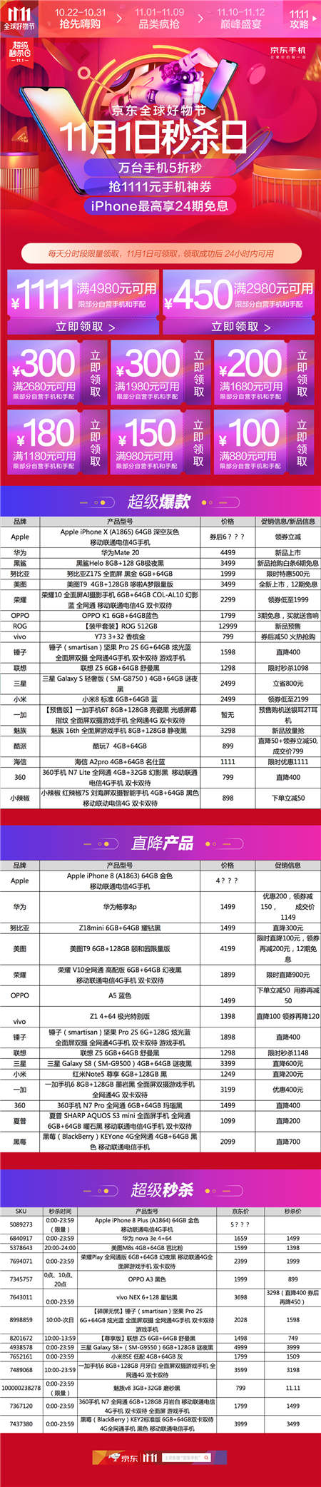 京東手機11.1 iPhone XS最高24期白條免息 月付低至363元！