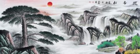 家居裝飾掛什么畫好？手繪國(guó)畫裝飾藝術(shù)雅致美景多多！