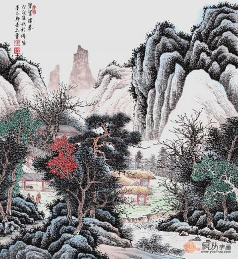 國家一級書畫師許吉爾山水賞析！領略自然山水景色淡泊更雅致！