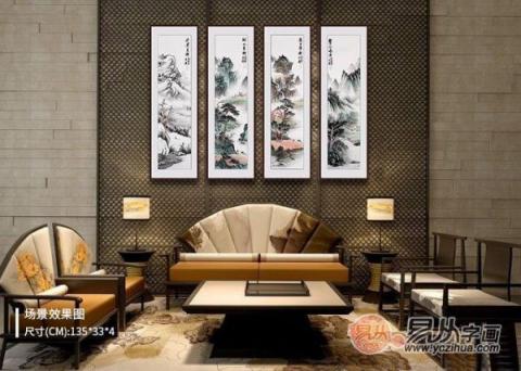 客廳藝術(shù)畫(huà)裝飾畫(huà)？宋唐國(guó)畫(huà)裝飾美景旺財(cái)好運(yùn)來(lái)！