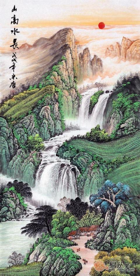 進門玄關掛什么大吉？易從網名人字畫打造美景財運旺！