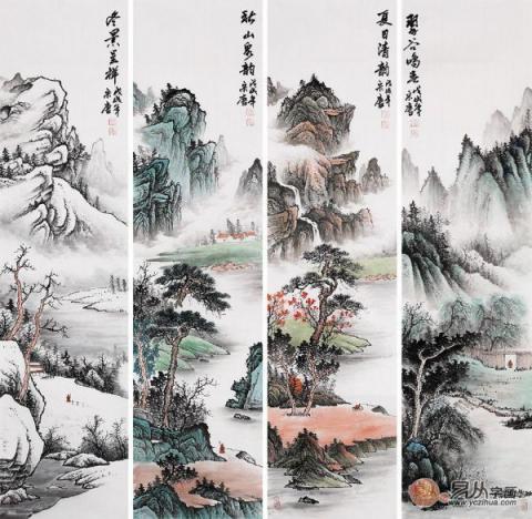 客廳掛什么畫風(fēng)水好？精品山水國(guó)畫打造風(fēng)水順暢財(cái)運(yùn)旺！