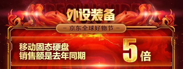 移動(dòng)固態(tài)硬盤銷額是去年同期5倍， 京東11.11移動(dòng)固態(tài)硬盤賣瘋了