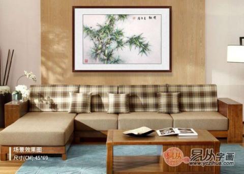 客廳沙發(fā)墻上適合掛什么畫，名家手繪真跡才是品味之選
