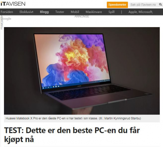 實(shí)力猛將！HUAWEI MateBook X Pro征服“高冷范”的北歐市場(chǎng)