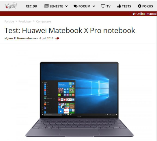 實(shí)力猛將！HUAWEI MateBook X Pro征服“高冷范”的北歐市場(chǎng)