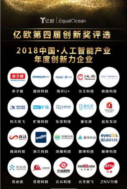 海爾U+榮獲2018 中國人工智能產(chǎn)業(yè)最具創(chuàng)新力企業(yè)獎