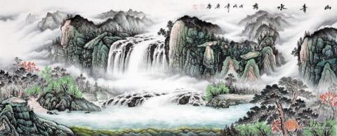 客廳裝飾掛什么畫？山水國畫裝飾旺財好運(yùn)來！