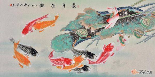 客廳橫幅掛畫推薦，這幾幅名家精品花鳥畫值得擁有