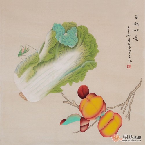餐廳墻面最適合掛什么畫，秀色可餐果蔬畫最開胃了