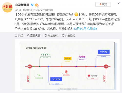 vivo S6月底發(fā)布，除了價格優(yōu)勢還有哪三大期待？