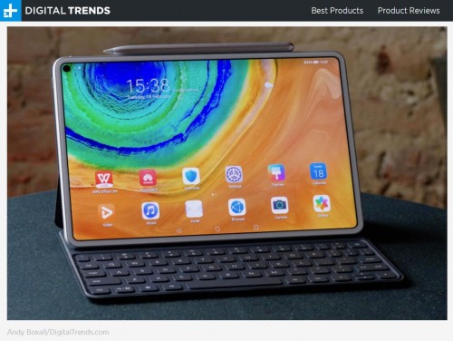 超越iPad Pro的5G 領(lǐng)導(dǎo)力，權(quán)威外媒2020年度獎項(xiàng)頒給華為MatePad Pro 5G