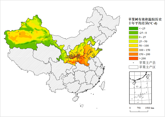 農業(yè)農村部信息中心與佳格天地聯(lián)合發(fā)布2020年全國主產區(qū)蘋果花期凍害預警分析