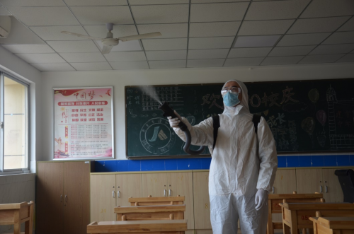 蘇寧幫客公益行動，專業(yè)消殺服務南京14所特殊教育學校開學