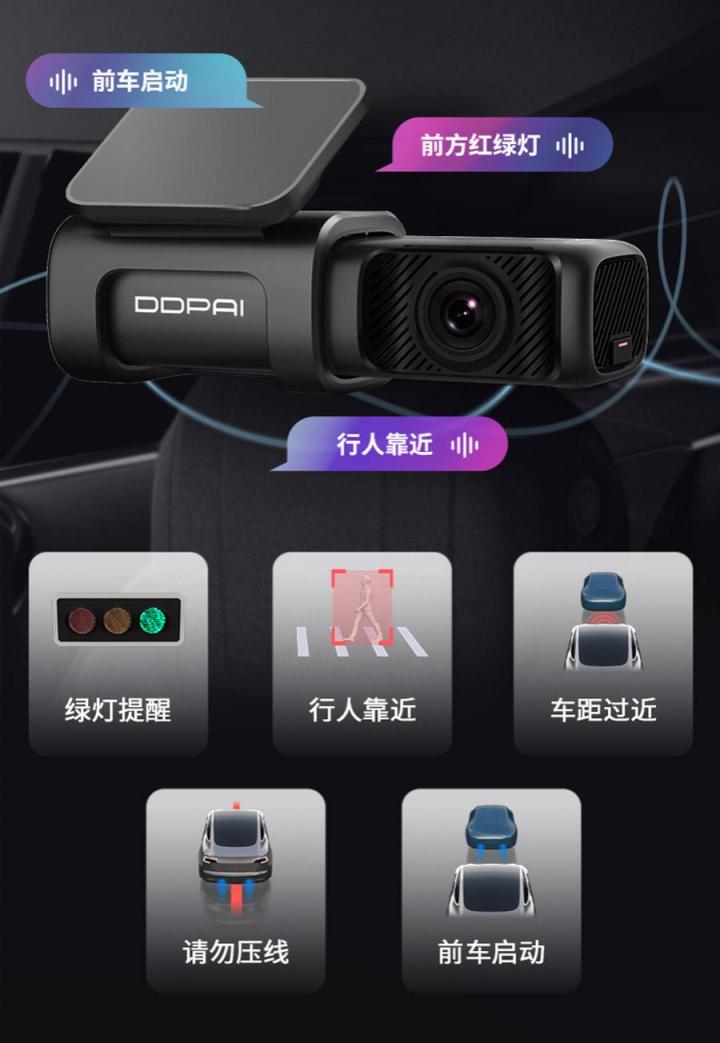 4K原畫級智能行車記錄儀——盯盯拍MINI5首次亮相