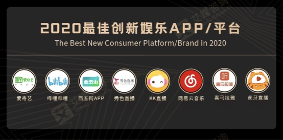 “2020中國金指尖獎”隆重揭曉，西五街?jǐn)孬@最佳創(chuàng)新娛樂APP獎