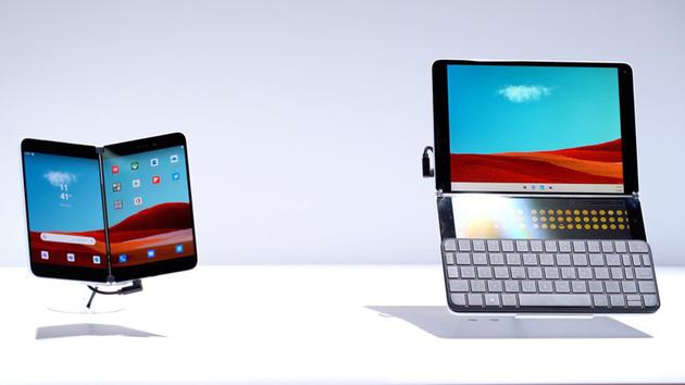 設(shè)計理念同微軟Surface Neo和Surface Duo相似