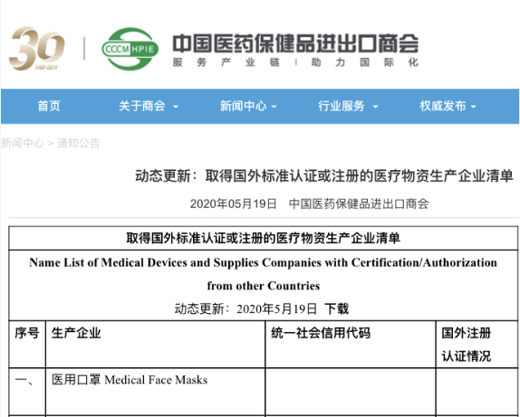 口罩行業(yè)迎來洗牌 三諾集團獲央視“點名”