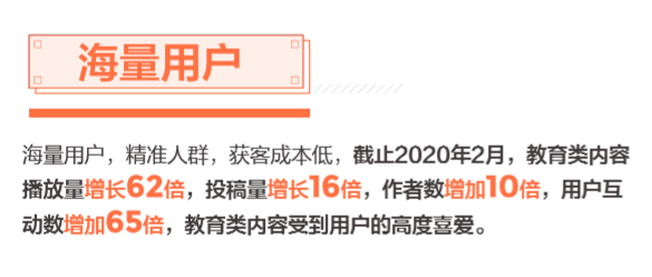 抖音教育企業(yè)號年增324%，成教育行業(yè)“網紅”陣地