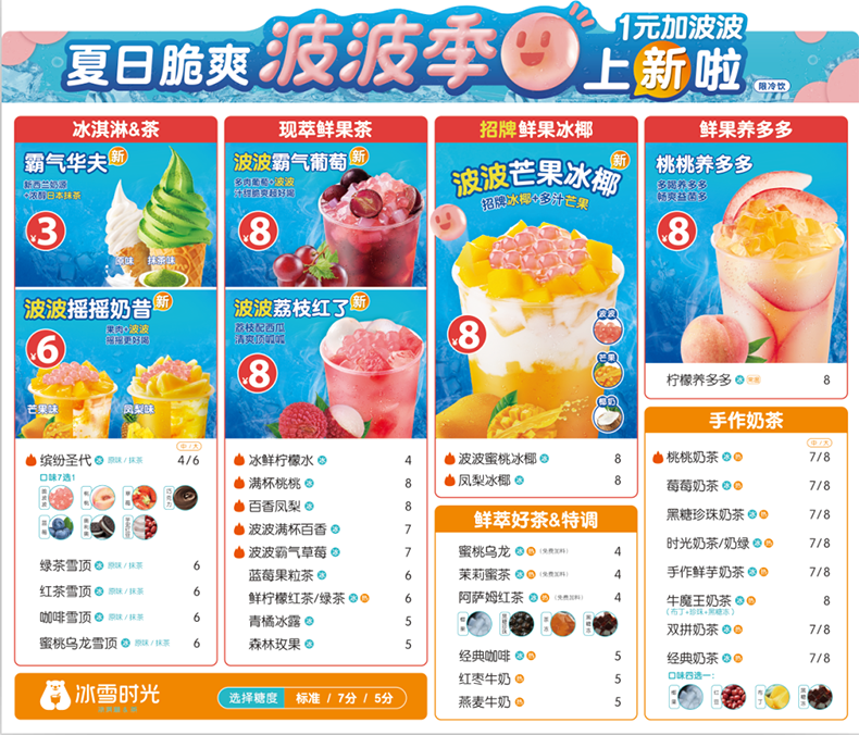 冰雪時(shí)光相較于蜜雪冰城吸引力有這些