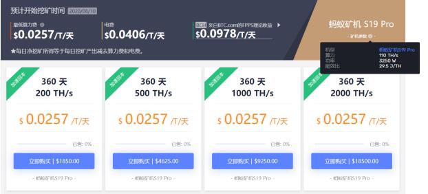BTC站穩(wěn)10000美元，比特小鹿(BitDeer)再次限量開售S19系列加速回本套餐