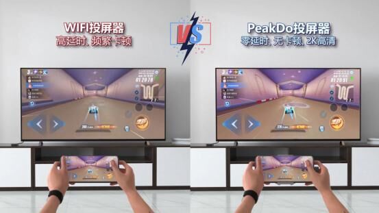 PEAKDO 60GHZ無(wú)線投屏器，性能超越任何一款WiFi投屏器