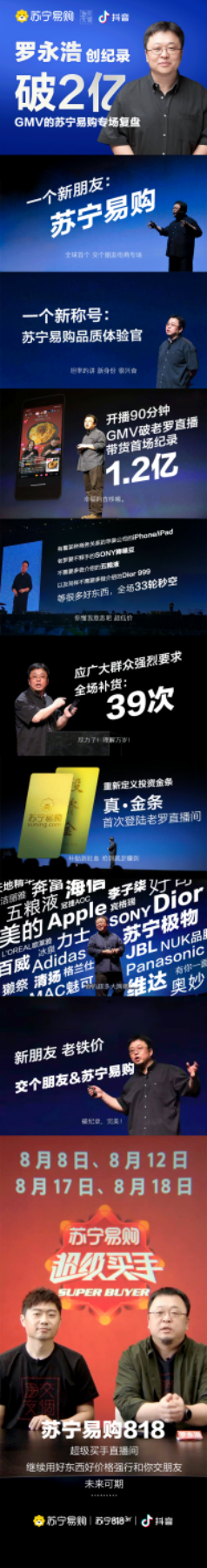 數(shù)據(jù)說話！羅永浩抖音四小時2億成交額刷新帶貨紀(jì)錄！
