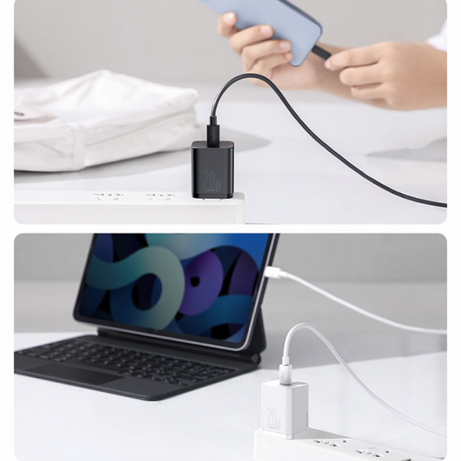 iPhone 12全面取消充電器！倍思推出蘋果20W超級硅快充頭