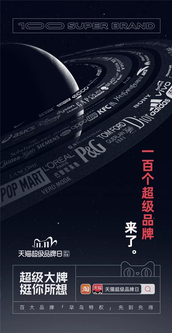 雙11的重頭戲來(lái)了，全網(wǎng)第一營(yíng)銷IP天貓超級(jí)品牌日出擊