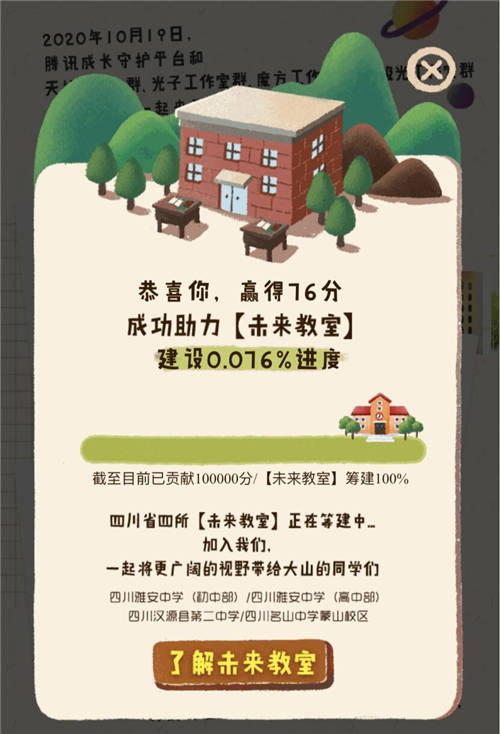 熱度破千萬，斗魚攜手騰訊為留守兒童籌建“未來教室”