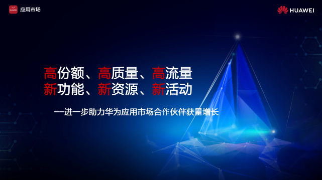 “三高三新”，華為應(yīng)用市場進(jìn)一步助力合作伙伴獲量增長