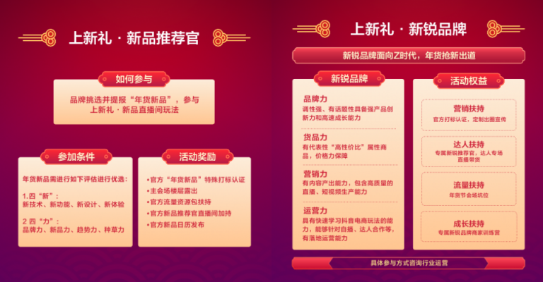 抖音年貨節(jié)商家報名通道開啟，招商大會釋放關鍵玩法