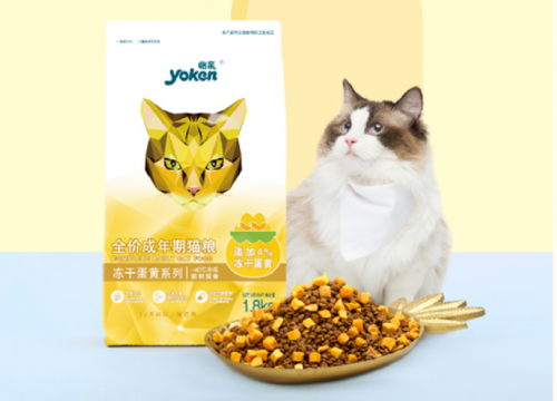 優(yōu)質國產貓糧推薦，怡親寵物凍干蛋黃雙拼貓糧健康好營養(yǎng)