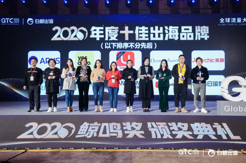 2020鯨鳴獎揭曉，傳音控股榮獲“十佳出海品牌”