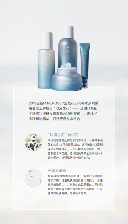 Minenssey蔓索絲絨花系列，拯救你的干燥??！