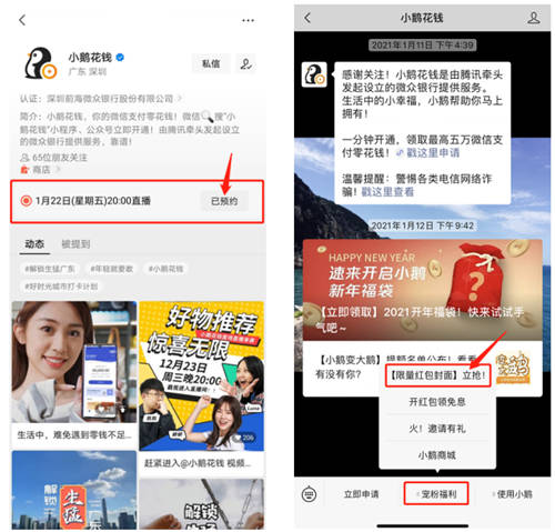 小鵝花錢搞視頻直播活動啦！紅包、大禮等你來搶