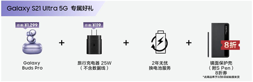 購買三星Galaxy S21 5G系列送充電頭 人性化做法值得點(diǎn)贊
