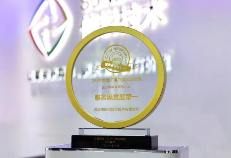 CCW Research中國IT用戶滿意度調(diào)研結(jié)果出爐，信銳“服務(wù)滿意度第一”