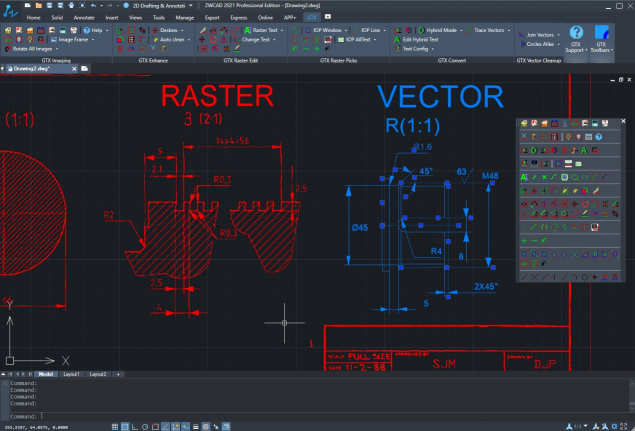 中望軟件攜手GTXRasterCAD，幫助用戶大幅提升圖紙修復效率